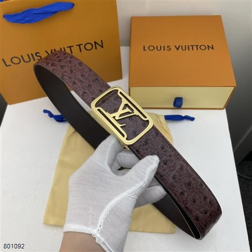 LOUIS VUITTON   2021新款時尚皮帶  3.8CM