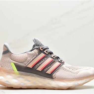 Adidas Ultra Boost Web DNA超彈力爆米花中底休閑跑步鞋 