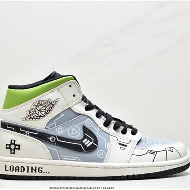 Nike Air Jordan 1 Mid AJ1 中幫籃球鞋 