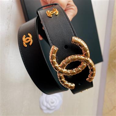 CHANEL  2022新款時尚皮帶 3.0CM