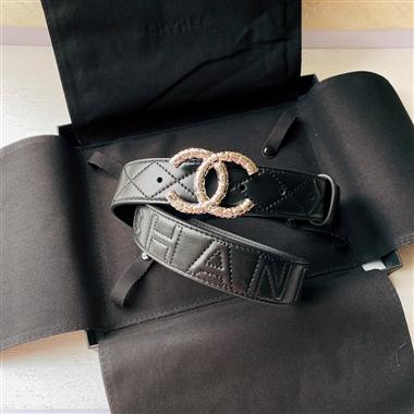 CHANEL  2022新款時尚皮帶 3.0CM