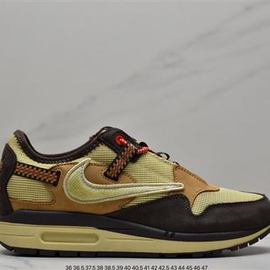 Travis Scott x Nike Air Max 1"Cactus Jack"??低幫複古百搭休閑運動慢跑鞋