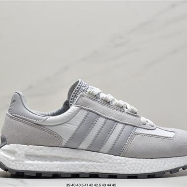 Adidas Racing 1 Boost Prototype 速度輕盈複古系列 百搭透氣運動慢跑鞋