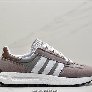 Adidas Racing 1 Boost Prototype 速度輕盈複古系列 百搭透氣運動慢跑鞋