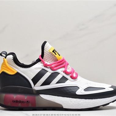  Adidas Originals ZX 2K Boost 全新爆米花緩震休閑運動跑鞋