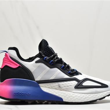 Adidas ZX 2K Boost低幫高彈複古休閑運動百搭跑鞋