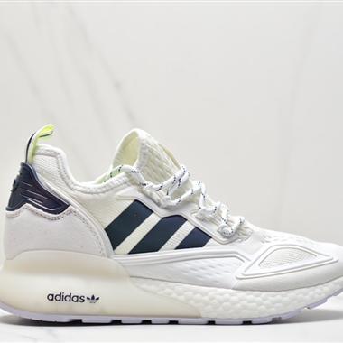 Adidas ZX 2K Boost低幫高彈複古休閑運動百搭跑鞋
