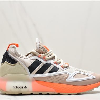 Adidas ZX 2K Boost低幫高彈複古休閑運動百搭跑鞋