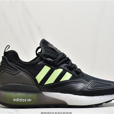  Adidas Originals ZX 2K Boost 全新爆米花緩震休閑運動跑鞋