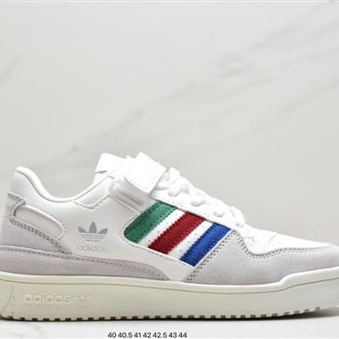 Adidas 三葉草 Originals Forum 84 Low 羅馬系列低幫複古系帶百搭休閑運動鞋
