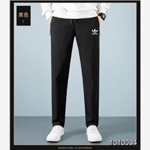 Adidas 2022新款 8021三葉長褲-608_黑色