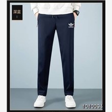 Adidas 2022新款 8021三葉長褲-608_深藍