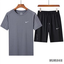 Nike 2022新款 51907耐克短套-158_灰色