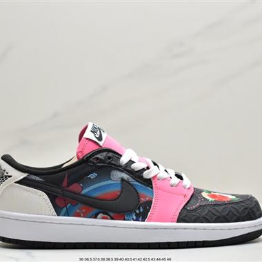 Nike Air Jordan 1 Low AJ1 WH LV 喬1 低幫複古文化休閑運動籃球鞋