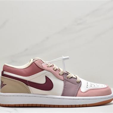 Nike Air Jordan 1 Low"Breathe/Triple White"AJ1喬丹一代低幫經典複古文化休閑運動籃球鞋