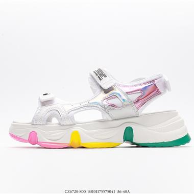 Nike 拼接魔術貼夏季韓版防滑增高軟底透氣兩帶潮鞋涼鞋