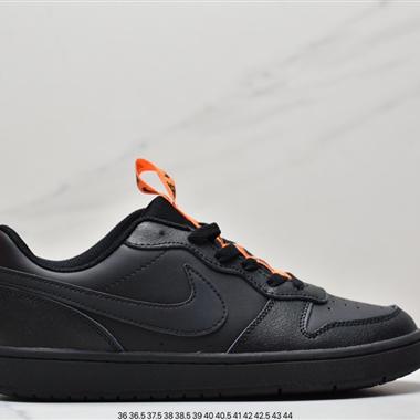 Nike Court Borough Low 2"Grey/White/Lake Blue"學院系列休閑運動皮革板鞋