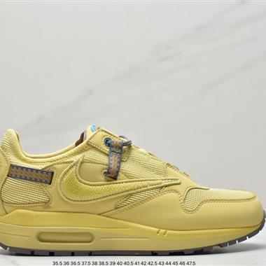 Travis Scott x Nike Air Max 1"Cactus Jack"??改版款低幫複古百搭休閑運動慢跑鞋