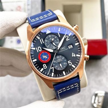  IWC   2022新款時尚休閒手錶  尺寸：43MM