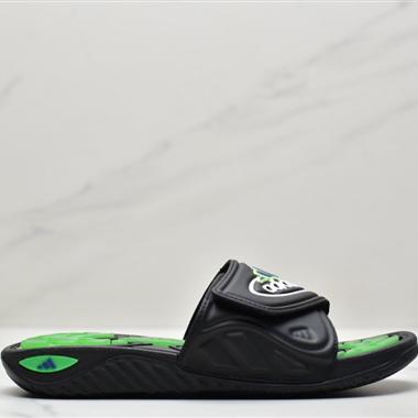 Adidas 夏季新款魔術貼沙灘涼拖鞋