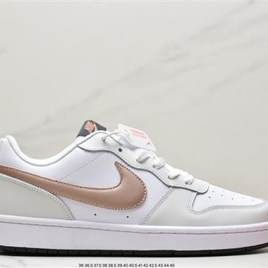 Nike Court Borough Low 2學院系列休閑運動皮革板鞋