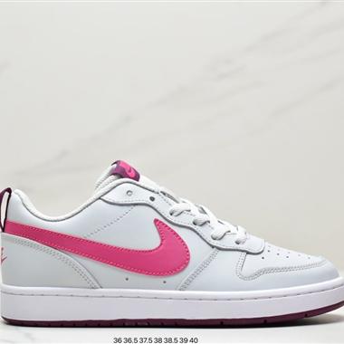 Nike Court Borough Low 2學院系列休閑運動皮革板鞋