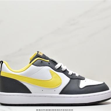 Nike Court Borough Low 2學院系列休閑運動皮革板鞋