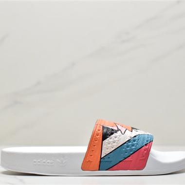 Adidas Adilette Pride運動休閑拖鞋沙灘鞋