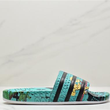 Adidas Adilette Pride運動休閑拖鞋沙灘鞋