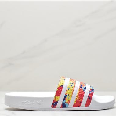 Adidas Adilette Pride運動休閑拖鞋沙灘鞋