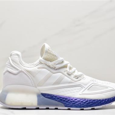 Adidas Originals ZX 2K Boost 全新爆米花緩震休閑運動跑鞋