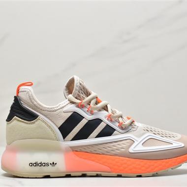 Adidas Originals ZX 2K Boost 全新爆米花緩震休閑運動跑鞋