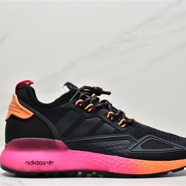 Adidas Originals ZX 2K Boost 全新爆米花緩震休閑運動跑鞋