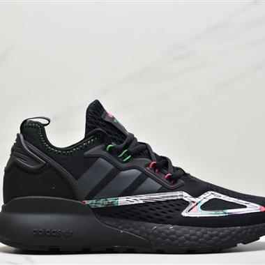 Adidas Originals ZX 2K Boost 全新爆米花緩震休閑運動跑鞋