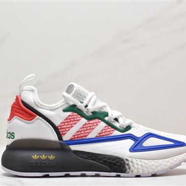 Adidas Originals ZX 2K Boost 全新爆米花緩震休閑運動跑鞋