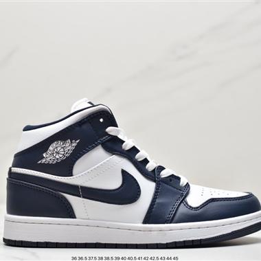 Nike Air Jordan 1 Mid"Court Purple"AJ1喬丹一代中幫經典複古文化休閑運動籃球鞋