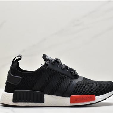 Adidas NMD RUNNER PK 爆米花超彈中底 針織網面休閑運動跑鞋