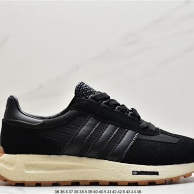 Adidas Racing 1 Boost Prototype 速度輕盈複古系列百搭透氣休閑運動慢跑鞋