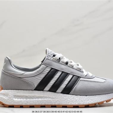 Adidas Racing 1 Boost Prototype 速度輕盈複古系列百搭透氣休閑運動慢跑鞋