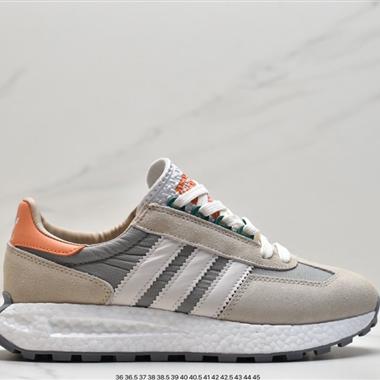 Adidas  Racing 1 Boost Prototype 速度輕盈復古系列百搭透氣休閑運動慢跑鞋