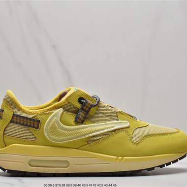 Travis Scott x Nike Air Max 1"Cactus Jack"?? 低幫復古百搭休閑運動慢跑鞋