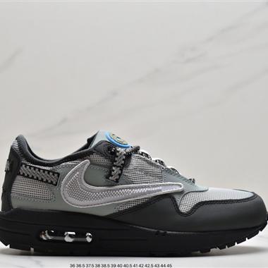 Travis Scott x Nike Air Max 1"Cactus Jack"?? 低幫復古百搭休閑運動慢跑鞋
