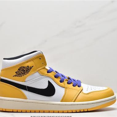 Nike Air Jordan 1 Mid AJ1喬1中幫文化籃球鞋
