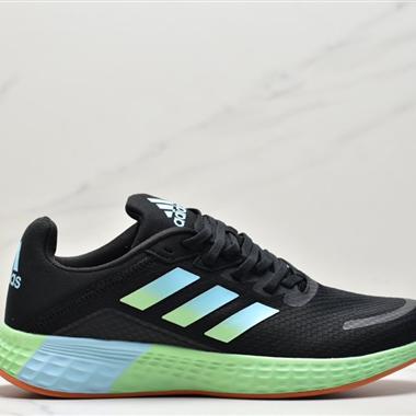  ADIDAS DURAMO 9 三葉草 清風系列 複古網面透氣跑步鞋