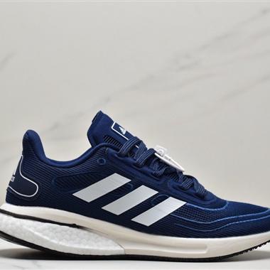 Adidas  Supernova M 網面透氣爆米花緩震跑鞋