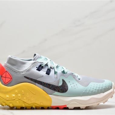 Nike Air Zoom Wildhorse 7"Yellow/Black/Blue"野馬7代低幫越野戶外避震緩沖休閑運動慢跑鞋