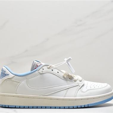 Nike Air Jordan 1 Low"Breathe/Triple White"AJ1喬丹一代低幫經典復古文化休閑運動籃球鞋