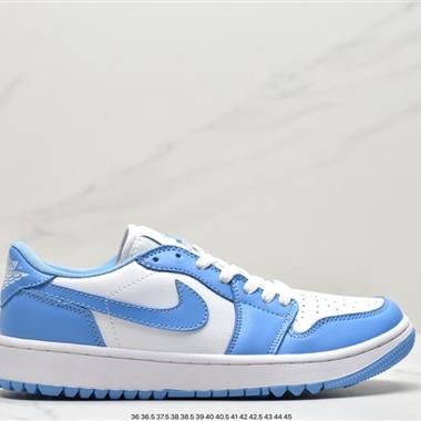Nike Air Jordan 1 Low Golf"Wolf Grey"AJ1喬丹一代系列低幫經典復古文化休閑運動鞋支撐者系列 針織輕便復古慢跑鞋 