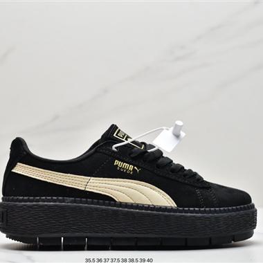 PUMA Platform Trace Block Wn's 彪馬蕾哈娜聯名 厚底松糕鞋 
