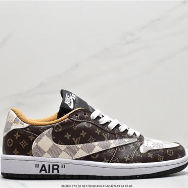 Travis Scott x Nike Air Jordan AJ1 Low QX 倒鉤TS聯名低幫板鞋 